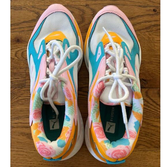 Puma RS-Fast Flower Aura Running System Athletic Sneaker  6.5 C/8.5 Womens Shoe - Picture 5 of 8